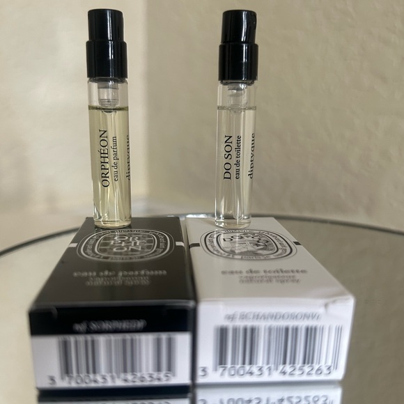 Luxury French Diptyque Orphéon Eau de Parfum & Do Son Eau de Toilette 2 Pieces - Picture 5 of 11